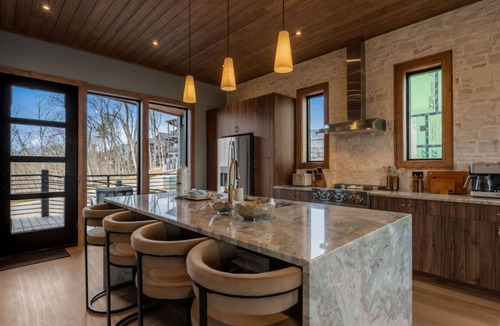 Sevierville Cabin | Rooftop Deck w Fireplace, Pool w/Grotto, Game Room, Hot Tub, Panoramic Views