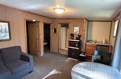 Palmyra Cabin | Rustic cabins in secluded campground with lake access and woods to wander in.