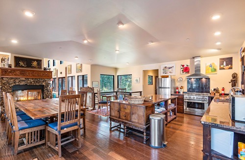 Harrison House | Rustic contemporary home in forest setting overlooking Lake Coeur d'Alene