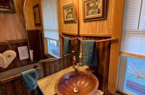 Marble Falls Cabin | Rustic Texas Hill Country Vacation Rental with a Fire Pit