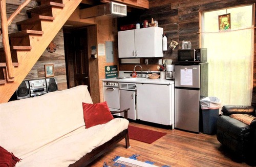 Marble Falls Cabin | Rustic Two-Bedroom Cabin Rental on Hamilton Creek in Texas Hill Country