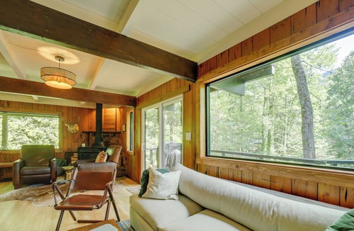 Sapphire Cabin | Sapphire Treehouse Cabin w/ Views, Deck, Fireplace