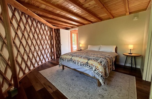 Carson Cabin | Scenic Woodland Yurt with Stargazing Dome & Firepit near Carson, Washington