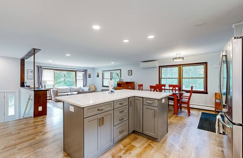 Readfield House | Secluded escape with three beaches, lake access, grill & fast WiFi - dogs OK