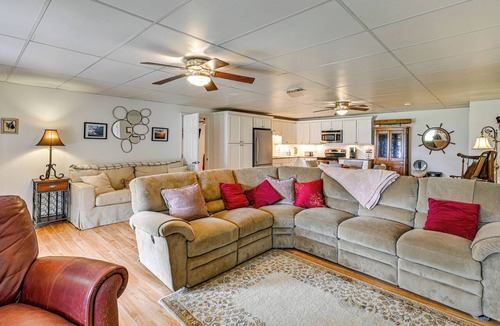 Mount Mourne Apartment | Shared Fire Pit! Quiet Lake Norman Guest Suite
