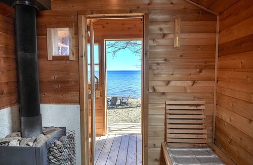 Lakeside - Lester Park House | Sisu Shores: Lakefront Home with Private Beach and Wood Burning Sauna