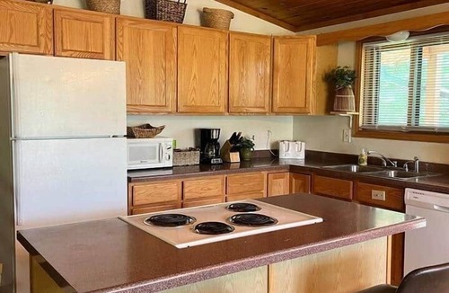 Stambaugh House | Ski getaway with hill view and hot tub- Upper Unit