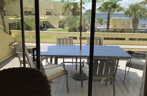 Navarre Beach House | Sound side Water views, privacy and just steps from Gulf