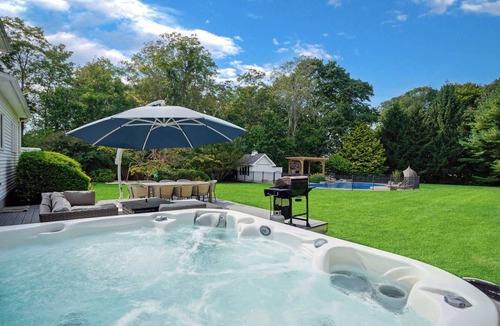 Laurel House | Southold Retreat | Heated Pool, Hot Tub & Large Yard