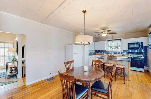 Colchester House | Spacious 2-story corporate rental duplex with large yard, 2 kitchens, fireplace