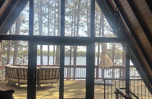 Eagle River Cabin | Spacious 5-bedroom A frame cabin with AC, on a 5 lake chain in Eagle River