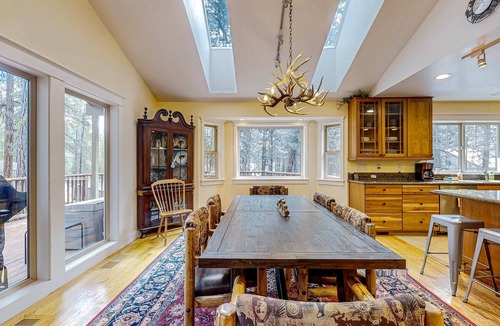 Black Butte Ranch House | Spacious family home with wraparound deck, gas grill, and resort amenities