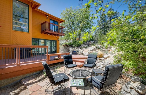 Swiss Manor House | Spacious Flagstaff Home w/Hot Tub & Fire Pit!