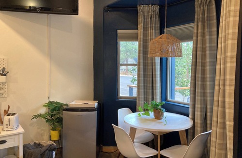 Ponderosa Trails Apartment | Spacious Studio, Large Deck w/Firepit, couch and seating; Huge shower