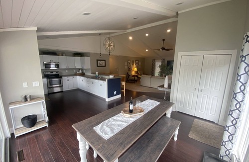 Ferrysburg House | Spring Lake waterfront home on Markers Cove with full Spring Lake access!