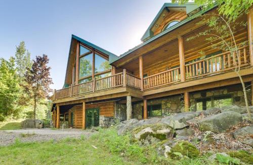 Barbeau House | St Marys River Views: Cabin w/Wraparound Deck!
