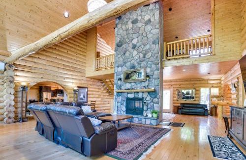 Barbeau House | St Marys River Views: Cabin w/Wraparound Deck!