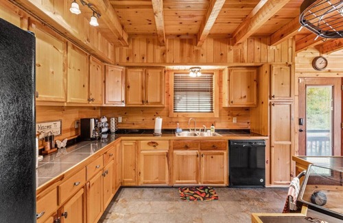 Means Cabin | Starry Mountain Night | Seasonal Private Pool + Pool Table, Kid`s Playset