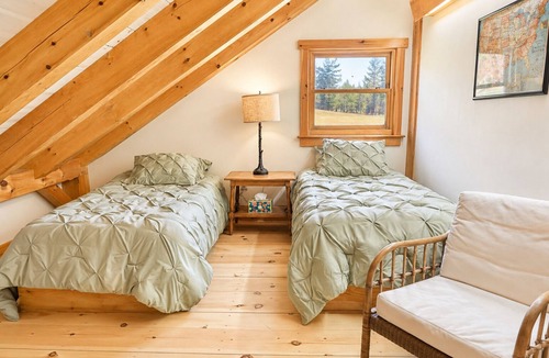 Hoosick Falls House | Stay on a working blueberry and lavender farm! Beautiful views! Close to nature!