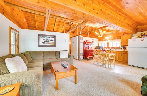 Levering Cottage | Steps to Lakefront: Dog-friendly Cabin in Levering