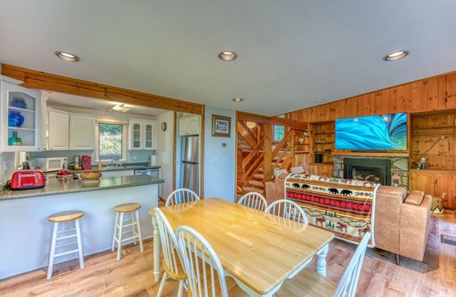 Campton Cabin | Summit Viewtopia Modern Rustic Mountain Valley View Ski Cabin Shared Pool HotTub
