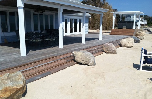 Hampton Bays House | Sun, Sky, Beach! Beautiful Waterfront home with Hot Tub, Game Room, and More!