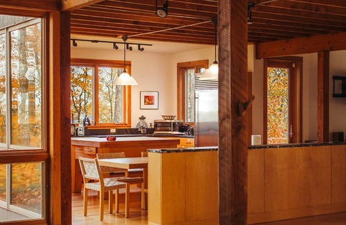 La Pointe House | The Haven- Luxury Architect designed home on Madeline island with Hidden beach and Sauna