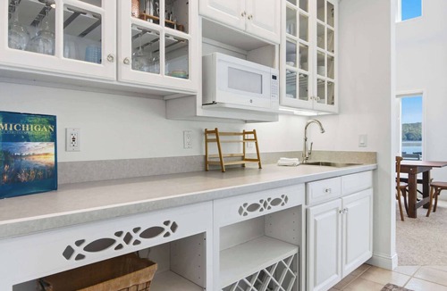 Bellaire House | The Loon at Intermediate | Hot Tub | Waterfront