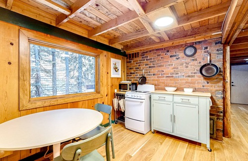 Government Camp Cabin | Tranquil & historic cabin with fireplace & deck views - near skiing