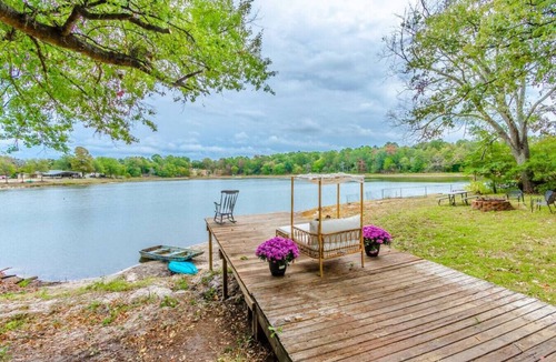 Gilmer Cottage | Tranquil Lakefront Cottage, Fishing, Firepit, Boat