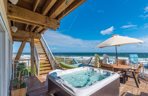 Stuart House | Twice As Nice: 2 SideBySide Ocean-2-River Beach Houses: Docks, Pools, Hot Tubs