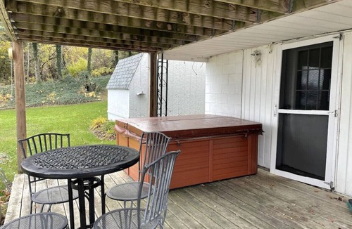 Port Sanilac House | Two bedroom and hot tub with lake views!