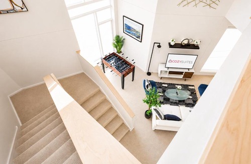 Downtown Indianapolis House | TWO Modern Penthouses on Mass by CozySuites