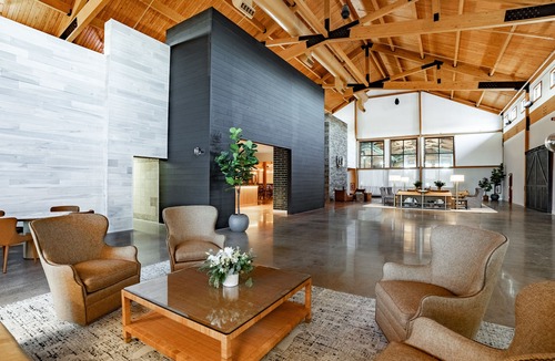 Rothschild Hotel | Two Queen Fireplace Suite With Kitchen, Access to Pool, Hot Tub, and Gym