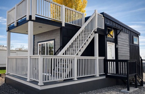 Page Cabin | Ultra Luxury Tiny Home with Deck #1A