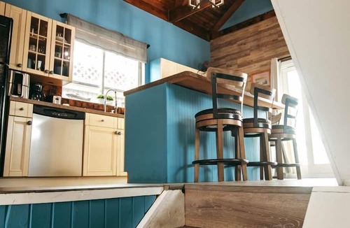 Seaford Boat Rental | Unique Cozy A-Frame Houseboat Close to Jones Beach for an Unforgettable Coastal Getaway in Seaford, New York