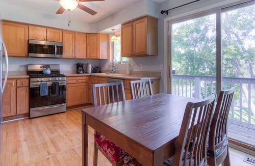 Milford House | Unique river front home in the village. Walk to downtown.