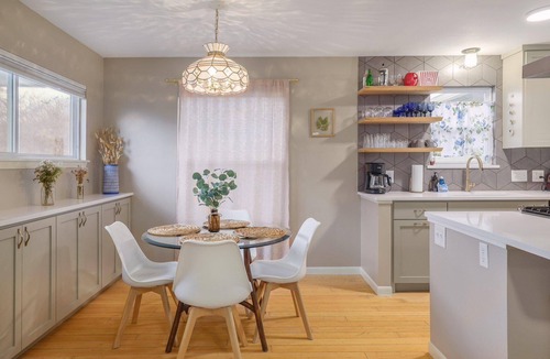Barton Hills House | Updated duplex in Barton Hills with open kitchen, great patios. Fenced yard.