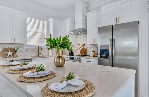 Miramar Beach House | Vibe Out: Private beach steps away, Heated pool, Golfcart, Game room, Bunk rooms