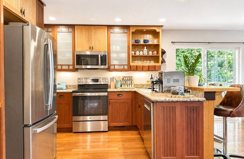 Burley House | Water Views, Private Dock, Hot Tub, Fire Pit