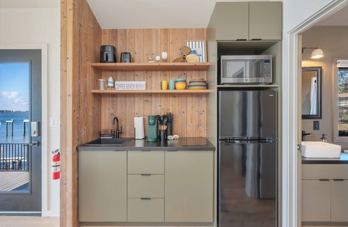 Mary Esther Cabin | Waterfront A-Frame Panoramic Sunset Views