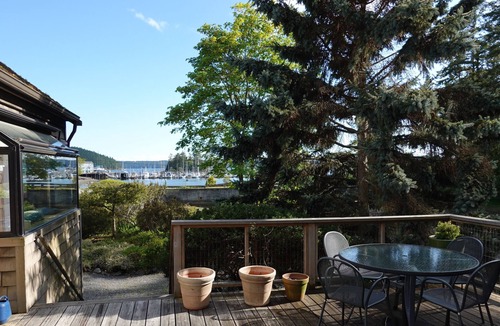 West Sound Cottage | Waterfront cottage with tidelands, creek and waterfall!