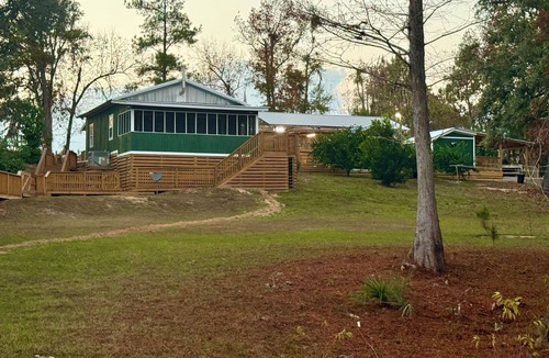 Bristol Cottage | Waterfront, dock, boat ramp! Graced w/tupelo, cypress @ Apalach River tributary