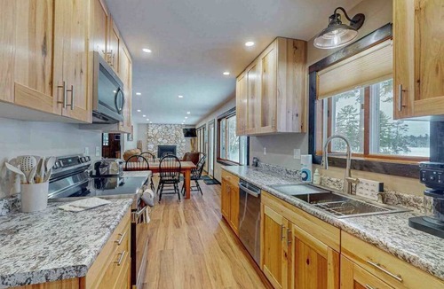 Mercer House | Waterfront home in great location with private dock, firepit & deck