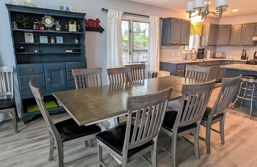 Mayfield House | Waterfront in Traverse City. Pool table. Hot tub. Dogs okay.