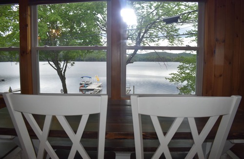 Paradox House | Waterfront lake house with private beach on Paradox Lake