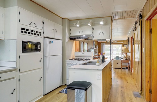 North Webster House | Waterfront Lake Webster Retreat w/Pier & Views