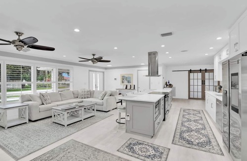 Lighthouse Point House | Waterfront Oasis with Pool, Hot Tub, & Games