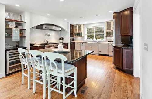 Bay Point House | Waterfront on the Bay! A beautiful 5 bedroom home with dock and walk to Beach.