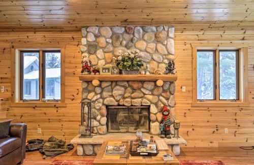 Park Falls House | Waterfront Pike Lake Retreat: Snowmobile Paradise